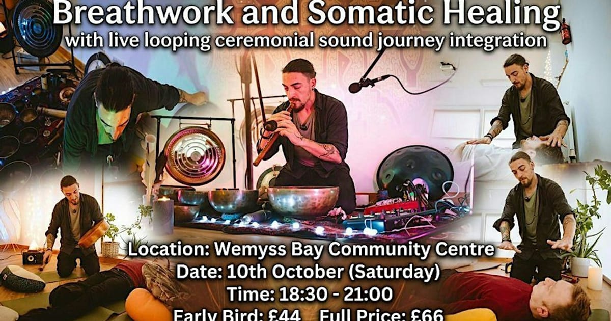 SPIRITUS Breathwork & Live Looping Ceremonial Sound Journey, Wemyss Bay