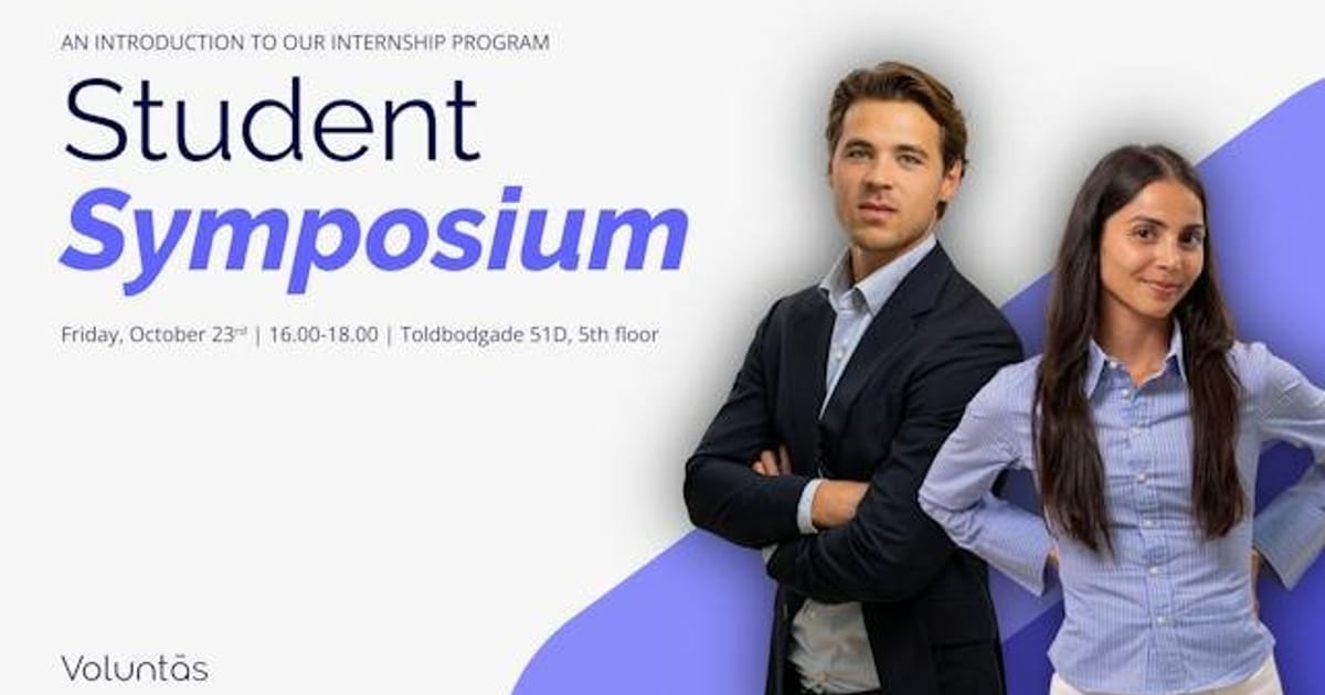 Student Symposium | Analyst 2027, København