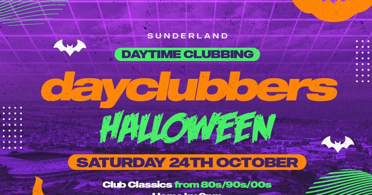 Sunderland - DayClubbers: The Halloween Day Party!, Sunderland