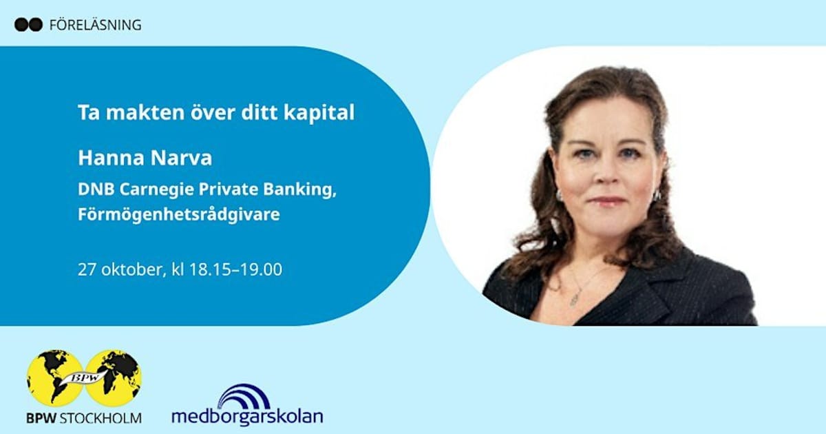 Ta makten över ditt kapital, Stockholm