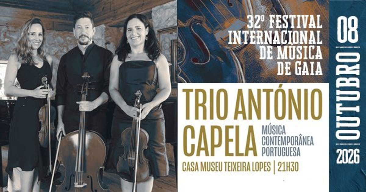 Trio António Capela – Música Contemporânea Portuguesa, Vila Nova de Gaia