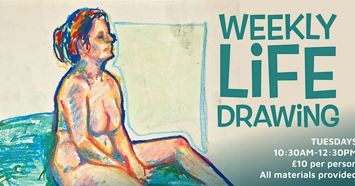 Weekly Life Drawing at The Customs House, South Shields