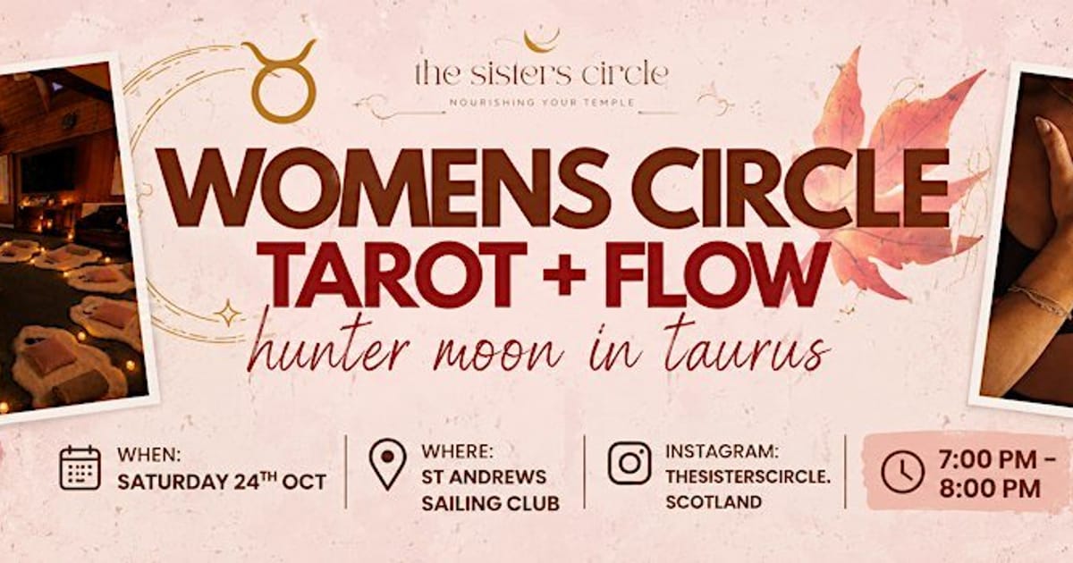 Women's Circle -  Hunter Moon - Tarot + Flow Circle, St Andrews
