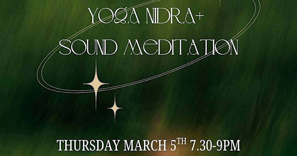 Yoga Nidra + Sound Meditation, Bedminster